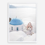 Shop Santorini Panorama I Photo Art Print a coastal themed photography wall art print from The Print Emporium wall artwork collection - Buy Australian made fine art poster and framed prints for the home and your interior decor, TPE-1319-AP