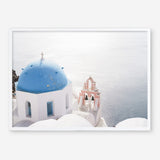 Shop Santorini Panorama II Photo Art Print a coastal themed photography wall art print from The Print Emporium wall artwork collection - Buy Australian made fine art poster and framed prints for the home and your interior decor, TPE-1320-AP