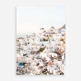 Shop Santorini Skyline I Photo Art Print a coastal themed photography wall art print from The Print Emporium wall artwork collection - Buy Australian made fine art poster and framed prints for the home and your interior decor, TPE-1314-AP