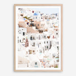 Shop Santorini Skyline II Photo Art Print a coastal themed photography wall art print from The Print Emporium wall artwork collection - Buy Australian made fine art poster and framed prints for the home and your interior decor, TPE-1315-AP