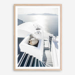 Shop Santorini Staircase Photo Art Print a coastal themed photography wall art print from The Print Emporium wall artwork collection - Buy Australian made fine art poster and framed prints for the home and your interior decor, TPE-1297-AP