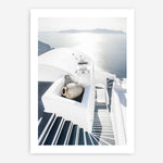 Shop Santorini Staircase Photo Art Print a coastal themed photography wall art print from The Print Emporium wall artwork collection - Buy Australian made fine art poster and framed prints for the home and your interior decor, TPE-1297-AP
