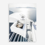 Shop Santorini Staircase Photo Art Print a coastal themed photography wall art print from The Print Emporium wall artwork collection - Buy Australian made fine art poster and framed prints for the home and your interior decor, TPE-1297-AP