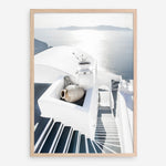 Shop Santorini Staircase Photo Art Print a coastal themed photography wall art print from The Print Emporium wall artwork collection - Buy Australian made fine art poster and framed prints for the home and your interior decor, TPE-1297-AP