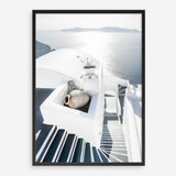 Shop Santorini Staircase Photo Art Print a coastal themed photography wall art print from The Print Emporium wall artwork collection - Buy Australian made fine art poster and framed prints for the home and your interior decor, TPE-1297-AP