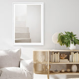 Shop Santorini Stairs Photo Art Print a coastal themed photography wall art print from The Print Emporium wall artwork collection - Buy Australian made fine art poster and framed prints for the home and your interior decor, TPE-1237-AP