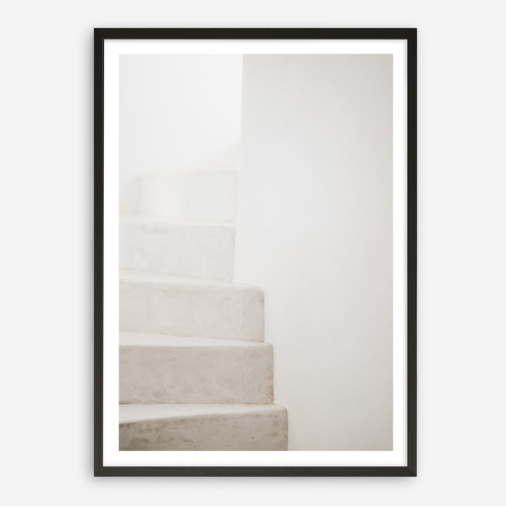 Shop Santorini Stairs Photo Art Print a coastal themed photography wall art print from The Print Emporium wall artwork collection - Buy Australian made fine art poster and framed prints for the home and your interior decor, TPE-1237-AP