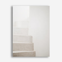 Shop Santorini Stairs Photo Canvas Print a coastal themed photography framed stretched canvas print from The Print Emporium wall artwork collection - Buy Australian made prints for the home and your interior decor space, TPE-1237-CA-35X46-NF