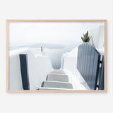 Shop Santorini Stairway Photo Art Print a coastal themed photography wall art print from The Print Emporium wall artwork collection - Buy Australian made fine art poster and framed prints for the home and your interior decor, TPE-1302-AP