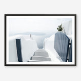 Shop Santorini Stairway Photo Art Print a coastal themed photography wall art print from The Print Emporium wall artwork collection - Buy Australian made fine art poster and framed prints for the home and your interior decor, TPE-1302-AP