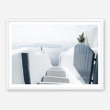Shop Santorini Stairway Photo Art Print a coastal themed photography wall art print from The Print Emporium wall artwork collection - Buy Australian made fine art poster and framed prints for the home and your interior decor, TPE-1302-AP