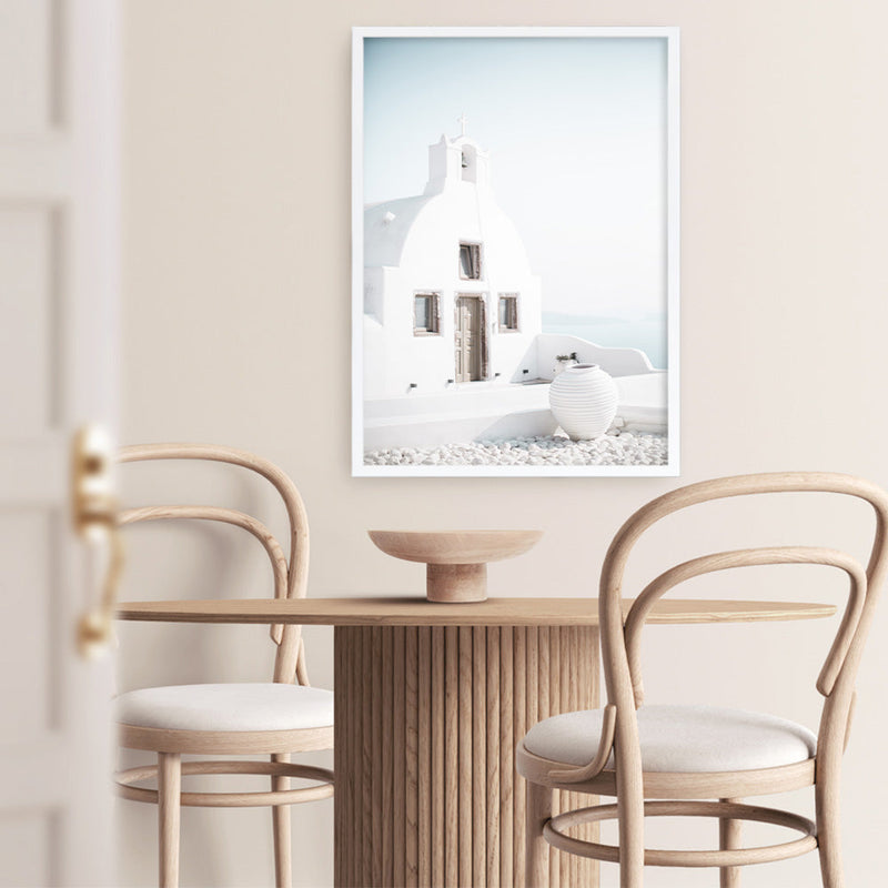 Shop Santorini Summer I Photo Art Print a coastal themed photography wall art print from The Print Emporium wall artwork collection - Buy Australian made fine art poster and framed prints for the home and your interior decor, TPE-1170-AP