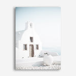 Shop Santorini Summer I Photo Canvas Print a coastal themed photography framed stretched canvas print from The Print Emporium wall artwork collection - Buy Australian made prints for the home and your interior decor space, TPE-1170-CA-35X46-NF