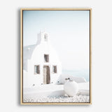 Shop Santorini Summer I Photo Canvas Print a coastal themed photography framed stretched canvas print from The Print Emporium wall artwork collection - Buy Australian made prints for the home and your interior decor space, TPE-1170-CA-35X46-NF
