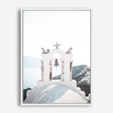 Shop Santorini Summer II Photo Canvas Print a coastal themed photography framed stretched canvas print from The Print Emporium wall artwork collection - Buy Australian made prints for the home and your interior decor space, TPE-1171-CA-35X46-NF