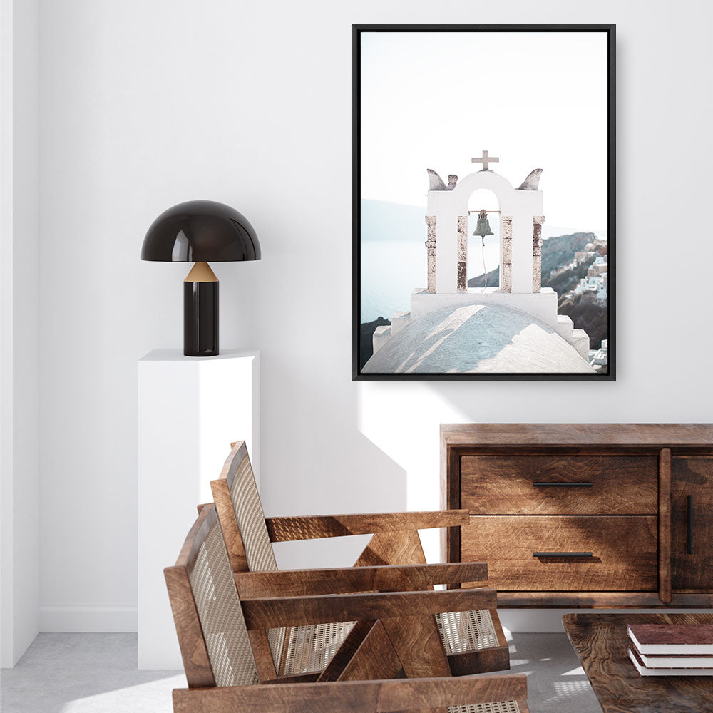 Shop Santorini Summer II Photo Canvas Print a coastal themed photography framed stretched canvas print from The Print Emporium wall artwork collection - Buy Australian made prints for the home and your interior decor space, TPE-1171-CA-35X46-NF