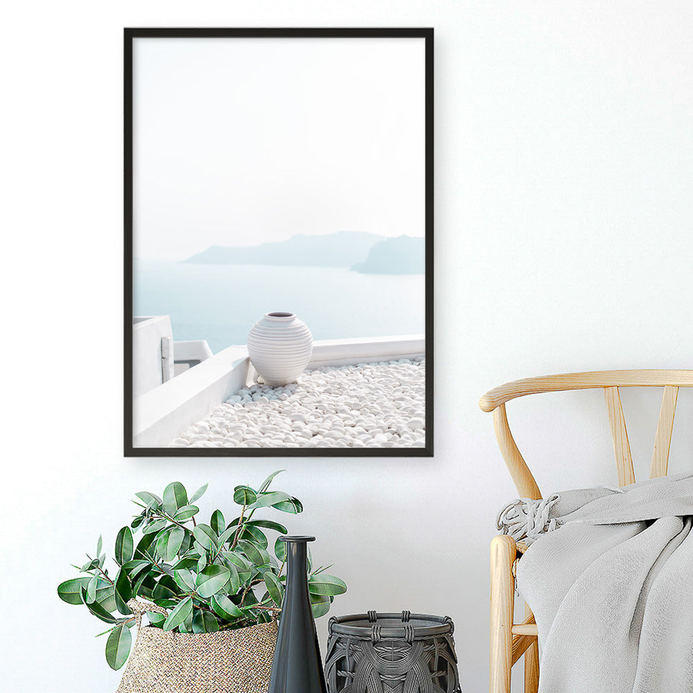 Shop Santorini Summer III Photo Art Print a coastal themed photography wall art print from The Print Emporium wall artwork collection - Buy Australian made fine art poster and framed prints for the home and your interior decor, TPE-1172-AP