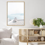 Shop Santorini Summer III Photo Canvas Print a coastal themed photography framed stretched canvas print from The Print Emporium wall artwork collection - Buy Australian made prints for the home and your interior decor space, TPE-1172-CA-35X46-NF
