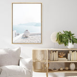 Shop Santorini Summer III Photo Canvas Print a coastal themed photography framed stretched canvas print from The Print Emporium wall artwork collection - Buy Australian made prints for the home and your interior decor space, TPE-1172-CA-35X46-NF