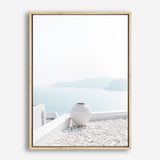 Shop Santorini Summer III Photo Canvas Print a coastal themed photography framed stretched canvas print from The Print Emporium wall artwork collection - Buy Australian made prints for the home and your interior decor space, TPE-1172-CA-35X46-NF