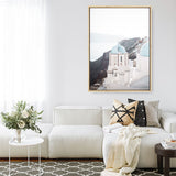 Shop Santorini Summer IV Photo Canvas Print a coastal themed photography framed stretched canvas print from The Print Emporium wall artwork collection - Buy Australian made prints for the home and your interior decor space, TPE-1173-CA-35X46-NF