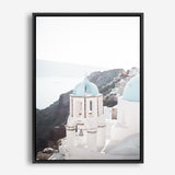 Shop Santorini Summer IV Photo Canvas Print a coastal themed photography framed stretched canvas print from The Print Emporium wall artwork collection - Buy Australian made prints for the home and your interior decor space, TPE-1173-CA-35X46-NF