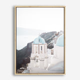Shop Santorini Summer IV Photo Canvas Print a coastal themed photography framed stretched canvas print from The Print Emporium wall artwork collection - Buy Australian made prints for the home and your interior decor space, TPE-1173-CA-35X46-NF