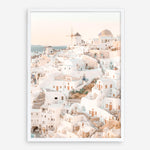 Shop Santorini Sunset I Photo Art Print a coastal themed photography wall art print from The Print Emporium wall artwork collection - Buy Australian made fine art poster and framed prints for the home and your interior decor, TPE-1107-AP