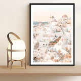 Shop Santorini Sunset I Photo Art Print a coastal themed photography wall art print from The Print Emporium wall artwork collection - Buy Australian made fine art poster and framed prints for the home and your interior decor, TPE-1107-AP