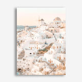 Shop Santorini Sunset I Photo Canvas Print a coastal themed photography framed stretched canvas print from The Print Emporium wall artwork collection - Buy Australian made prints for the home and your interior decor space, TPE-1107-CA-35X46-NF