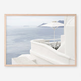Shop Santorini Terrace I Photo Art Print a coastal themed photography wall art print from The Print Emporium wall artwork collection - Buy Australian made fine art poster and framed prints for the home and your interior decor, TPE-1323-AP