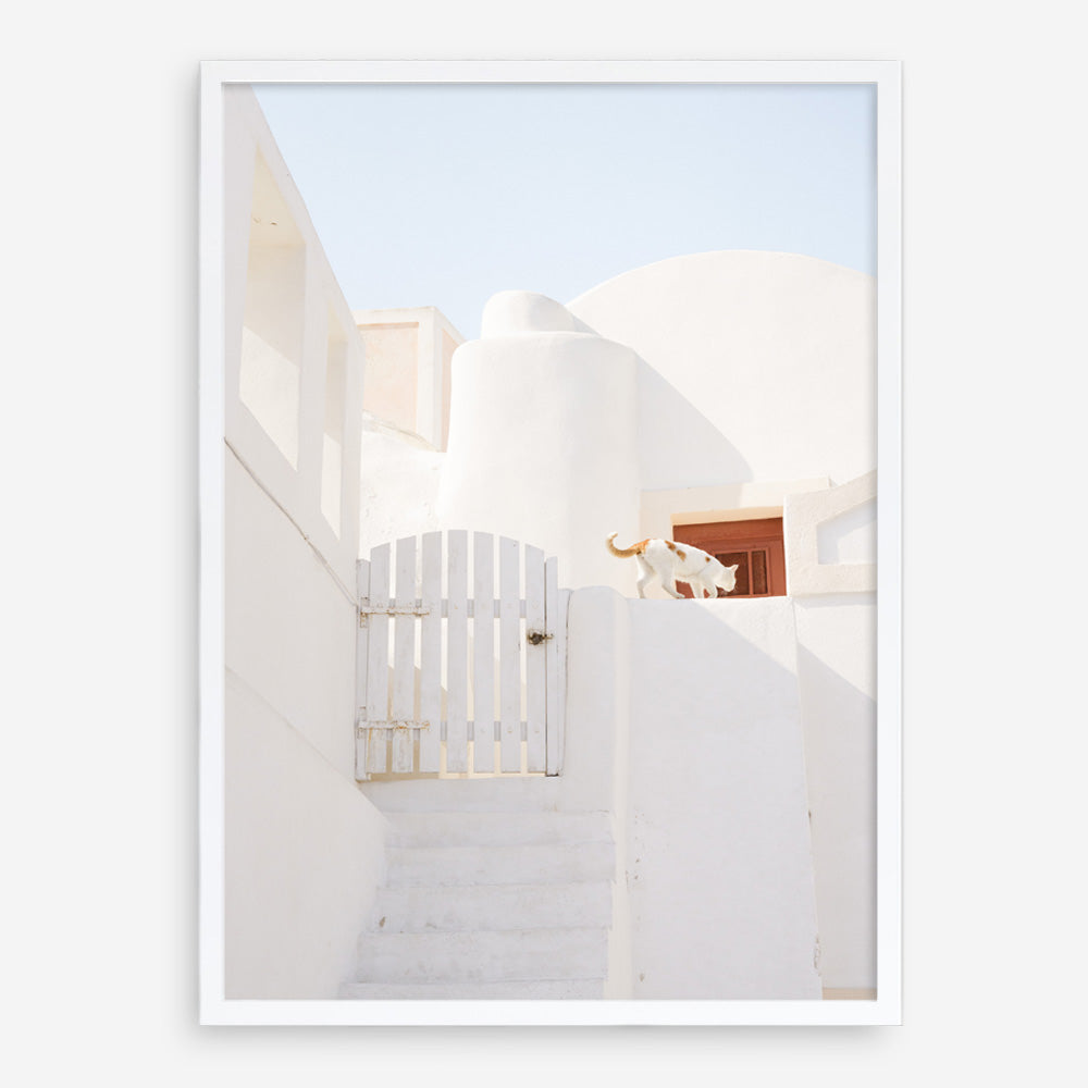 Shop Santorini Town Photo Art Print a photography wall art print from The Print Emporium wall artwork collection - Buy Australian made fine art poster and framed prints for the home and your interior decor room, TPE-1338-AP
