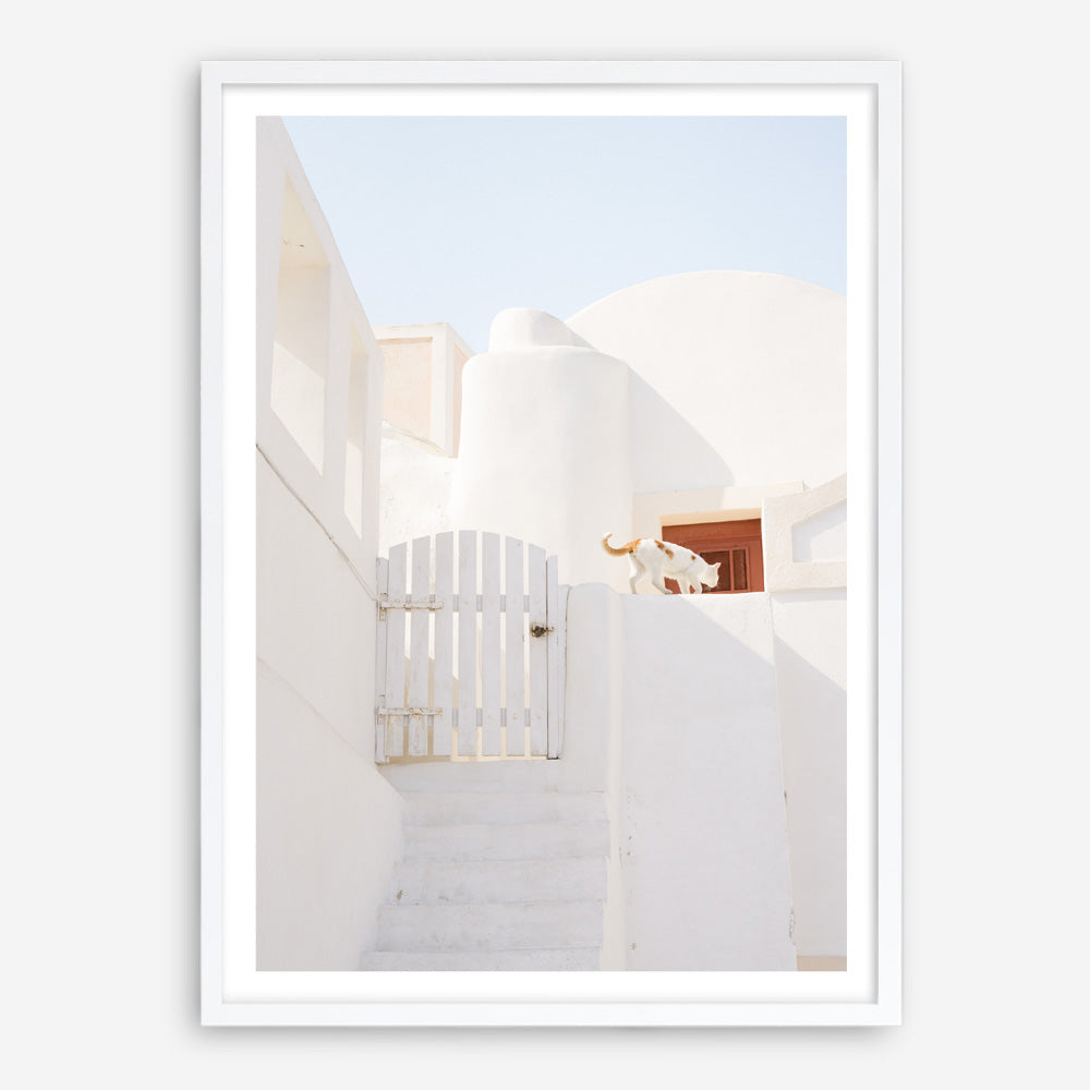 Shop Santorini Town Photo Art Print a photography wall art print from The Print Emporium wall artwork collection - Buy Australian made fine art poster and framed prints for the home and your interior decor room, TPE-1338-AP