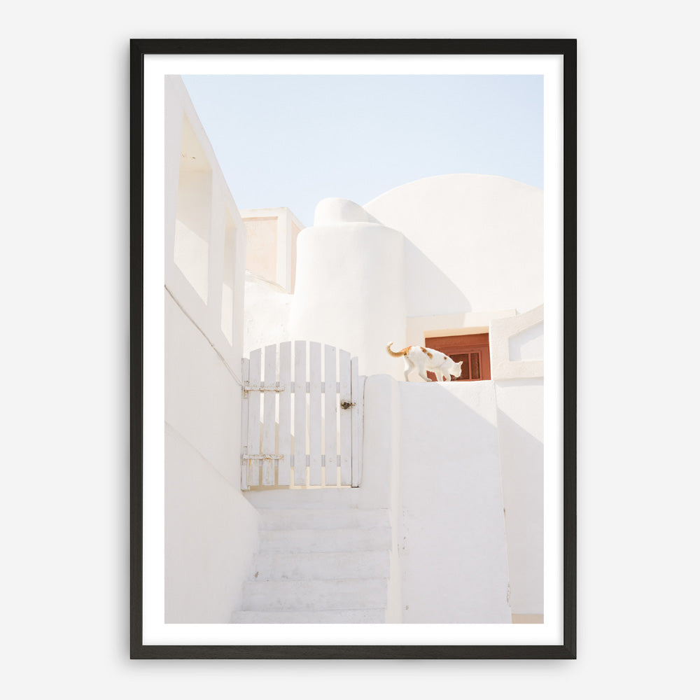Shop Santorini Town Photo Art Print a photography wall art print from The Print Emporium wall artwork collection - Buy Australian made fine art poster and framed prints for the home and your interior decor room, TPE-1338-AP