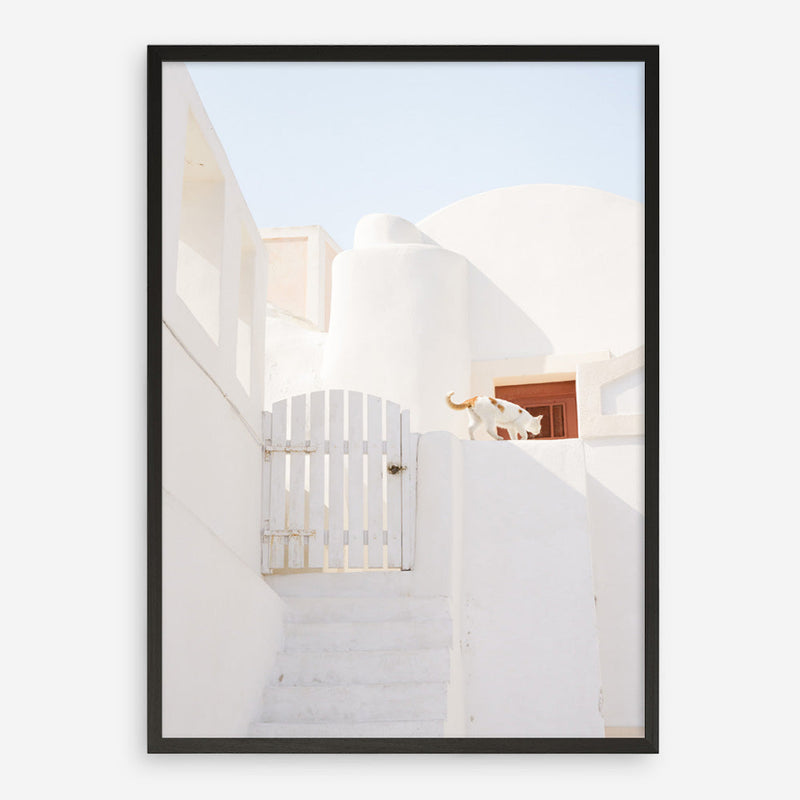 Shop Santorini Town Photo Art Print a photography wall art print from The Print Emporium wall artwork collection - Buy Australian made fine art poster and framed prints for the home and your interior decor room, TPE-1338-AP