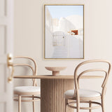 Shop Santorini Town Photo Canvas Print a photography framed stretched canvas print from The Print Emporium wall artwork collection - Buy Australian made prints for the home and your interior decor space, TPE-1338-CA-35X46-NF