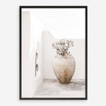 Shop Santorini Urn Photo Art Print a coastal themed photography wall art print from The Print Emporium wall artwork collection - Buy Australian made fine art poster and framed prints for the home and your interior decor, TPE-1040-AP