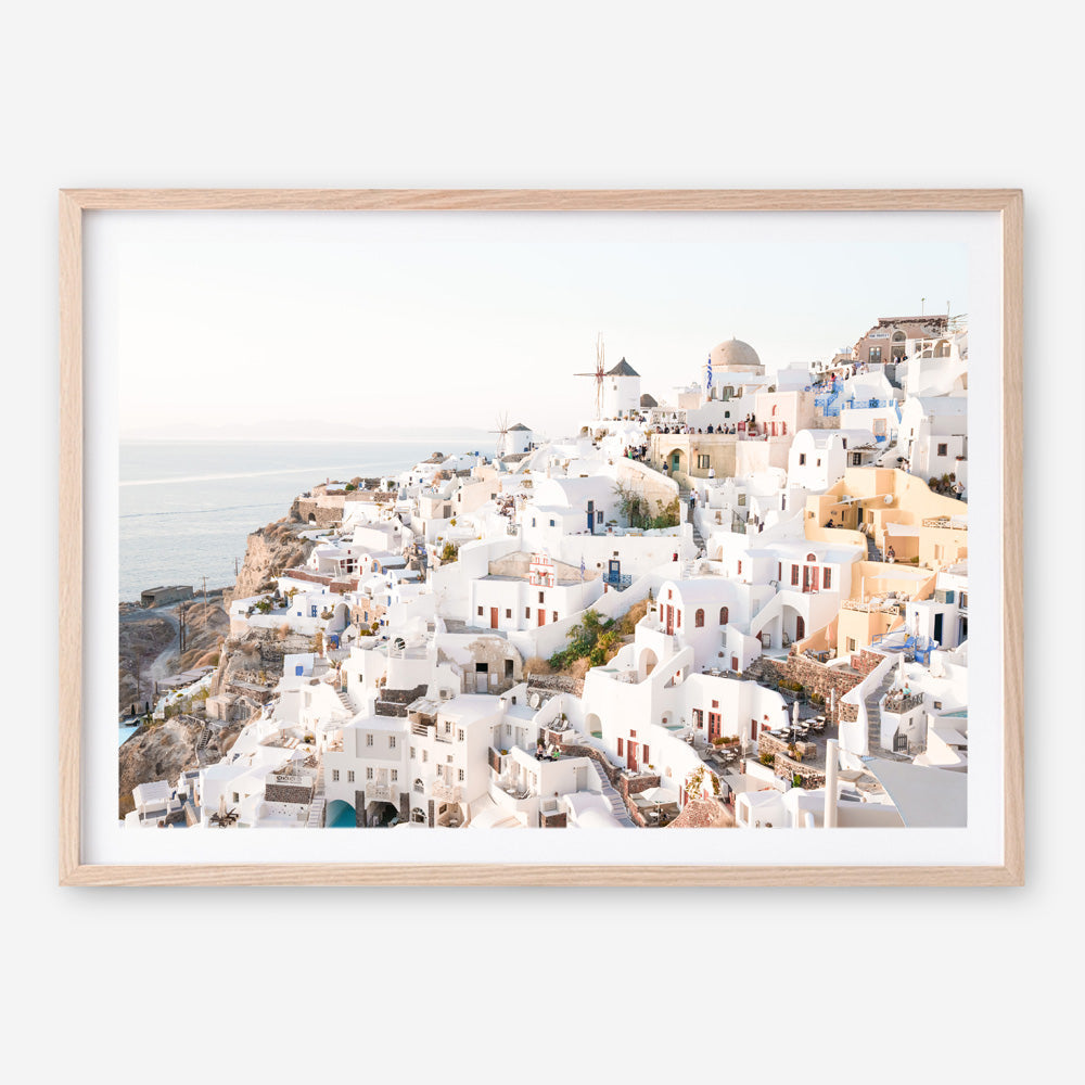 Shop Santorini View Point Photo Art Print a coastal themed photography wall art print from The Print Emporium wall artwork collection - Buy Australian made fine art poster and framed prints for the home and your interior decor, TPE-1358-AP