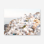 Shop Santorini View Point Photo Canvas Print a coastal themed photography framed stretched canvas print from The Print Emporium wall artwork collection - Buy Australian made prints for the home and your interior decor space, TPE-1358-CA-35X46-NF