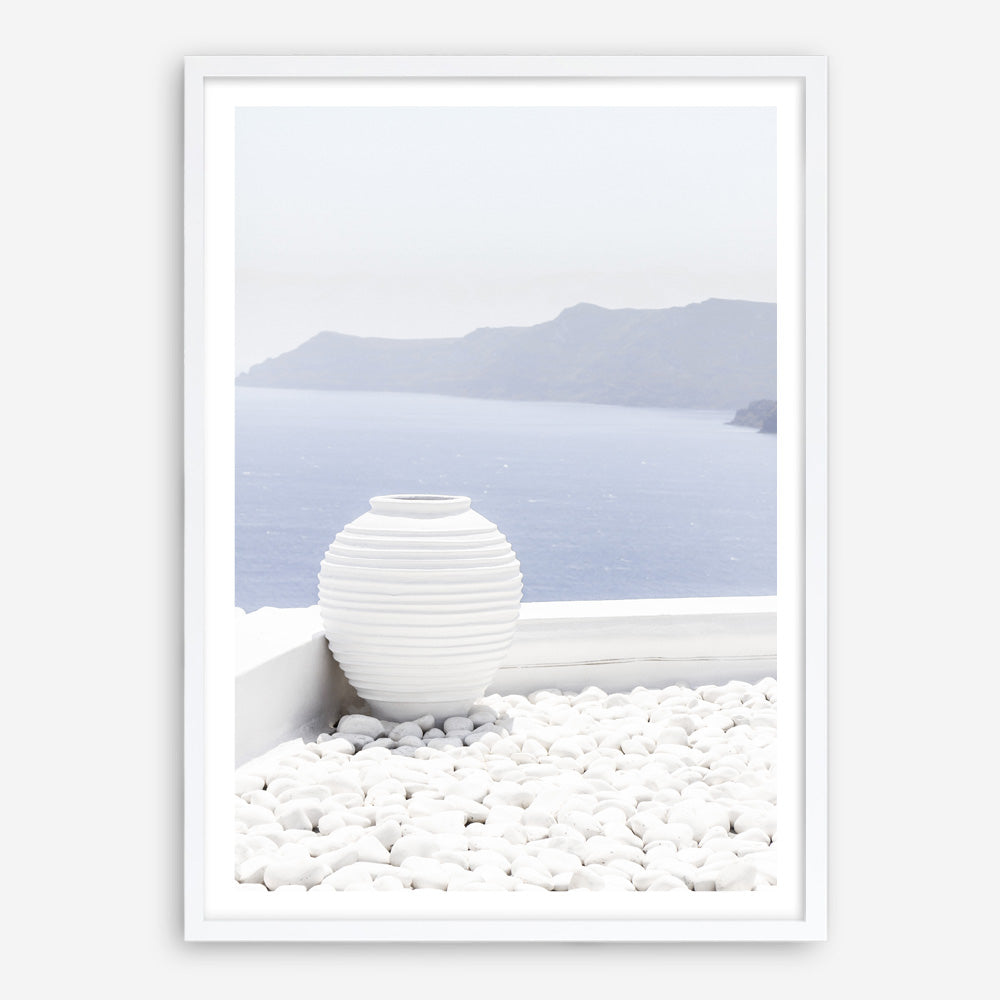 Shop Santorini Views II Photo Art Print a coastal themed photography wall art print from The Print Emporium wall artwork collection - Buy Australian made fine art poster and framed prints for the home and your interior decor, TPE-1169-AP