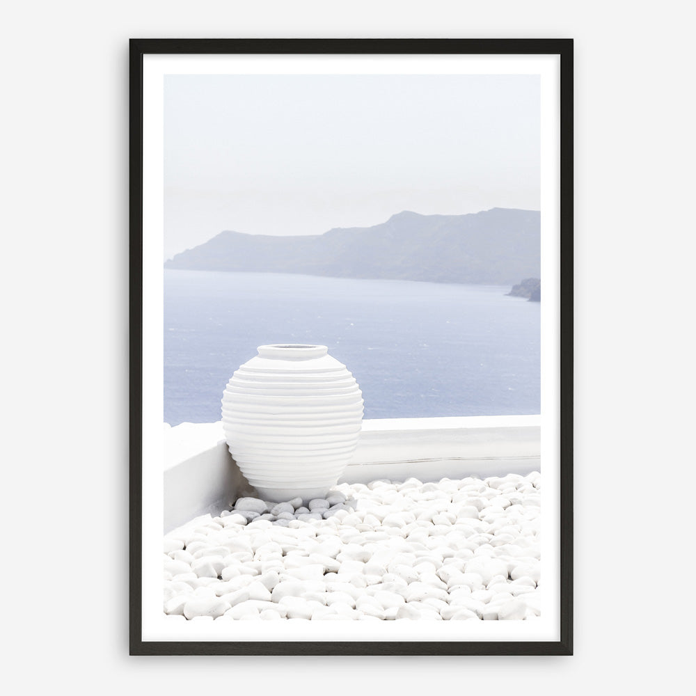 Shop Santorini Views II Photo Art Print a coastal themed photography wall art print from The Print Emporium wall artwork collection - Buy Australian made fine art poster and framed prints for the home and your interior decor, TPE-1169-AP
