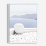 Shop Santorini Views II Photo Canvas Print a coastal themed photography framed stretched canvas print from The Print Emporium wall artwork collection - Buy Australian made prints for the home and your interior decor space, TPE-1169-CA-35X46-NF