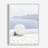 Shop Santorini Views II Photo Canvas Print a coastal themed photography framed stretched canvas print from The Print Emporium wall artwork collection - Buy Australian made prints for the home and your interior decor space, TPE-1169-CA-35X46-NF