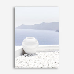 Shop Santorini Views II Photo Canvas Print a coastal themed photography framed stretched canvas print from The Print Emporium wall artwork collection - Buy Australian made prints for the home and your interior decor space, TPE-1169-CA-35X46-NF