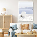 Shop Santorini Views II Photo Canvas Print a coastal themed photography framed stretched canvas print from The Print Emporium wall artwork collection - Buy Australian made prints for the home and your interior decor space, TPE-1169-CA-35X46-NF