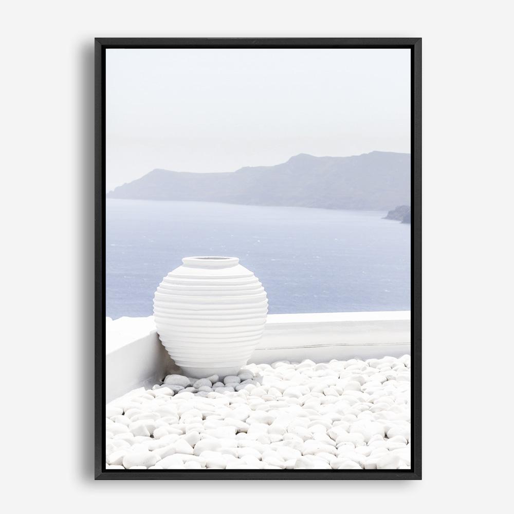 Shop Santorini Views II Photo Canvas Print a coastal themed photography framed stretched canvas print from The Print Emporium wall artwork collection - Buy Australian made prints for the home and your interior decor space, TPE-1169-CA-35X46-NF