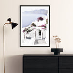 Shop Santorini Views Photo Art Print a coastal themed photography wall art print from The Print Emporium wall artwork collection - Buy Australian made fine art poster and framed prints for the home and your interior decor, TPE-1168-AP