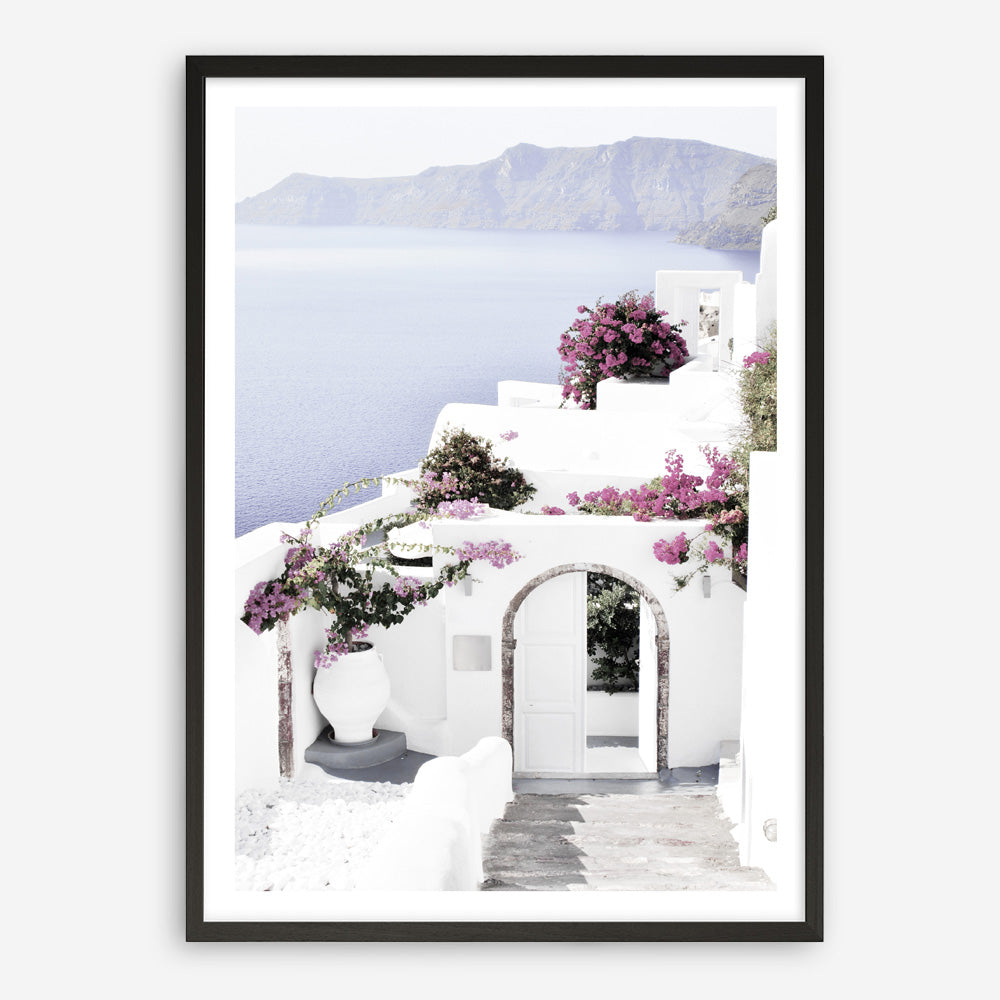 Shop Santorini Views Photo Art Print a coastal themed photography wall art print from The Print Emporium wall artwork collection - Buy Australian made fine art poster and framed prints for the home and your interior decor, TPE-1168-AP