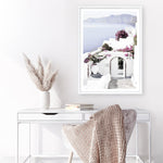 Shop Santorini Views Photo Art Print a coastal themed photography wall art print from The Print Emporium wall artwork collection - Buy Australian made fine art poster and framed prints for the home and your interior decor, TPE-1168-AP