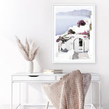 Shop Santorini Views Photo Art Print a coastal themed photography wall art print from The Print Emporium wall artwork collection - Buy Australian made fine art poster and framed prints for the home and your interior decor, TPE-1168-AP